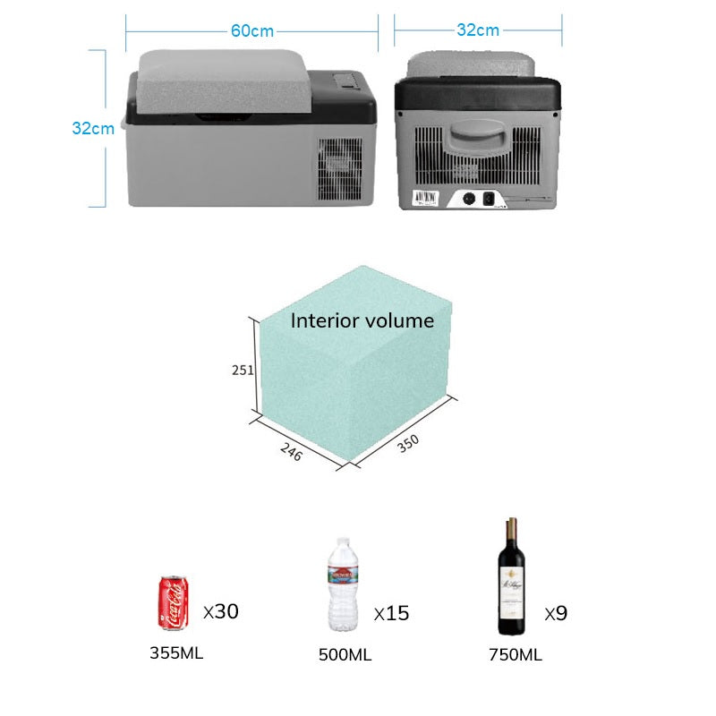 Refrigerador Portátil / Freezer C20 Capacidad de 20 L – Alpicool