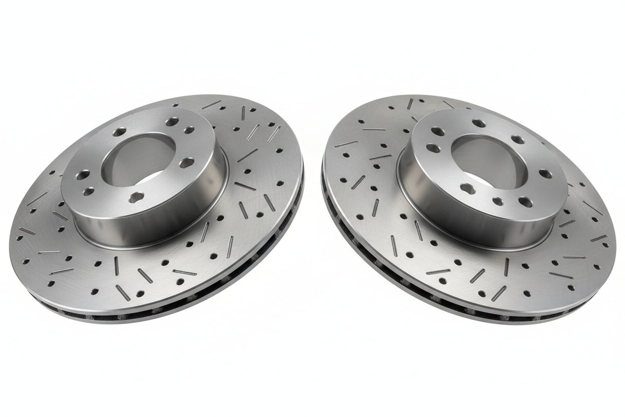 Par de Discos de Freno Traseros Ranurados Toyota 4Runner 2010-2024 - Terrain Tamer