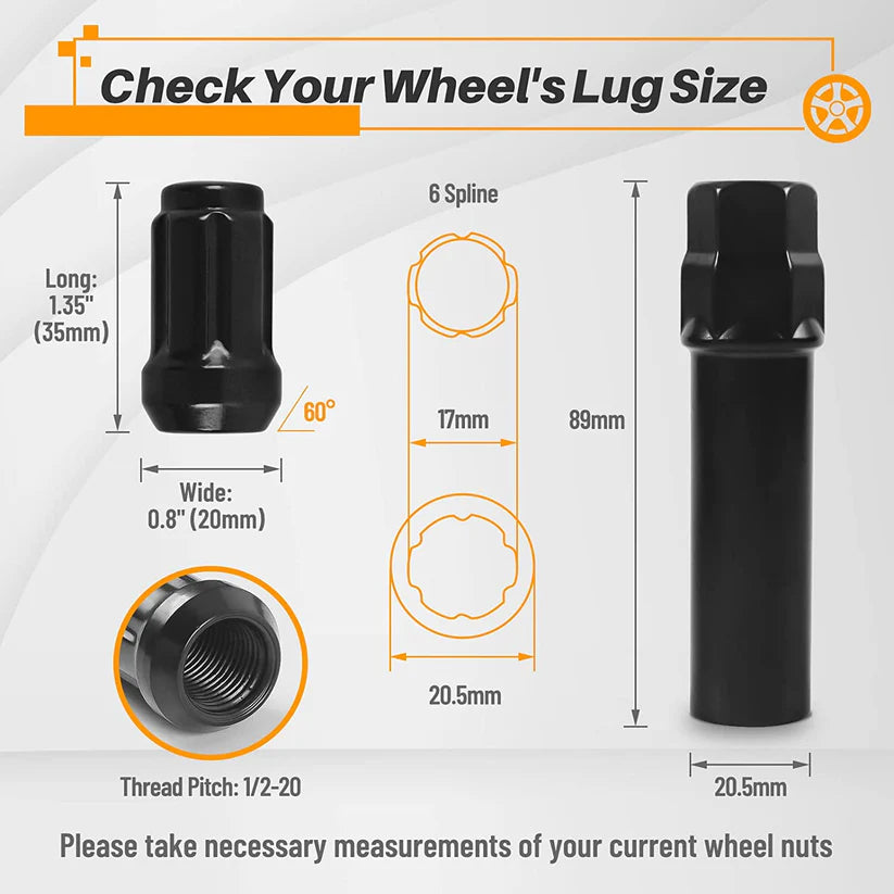 Kit Tuercas De Seguridad 1/2X20 – MOAB