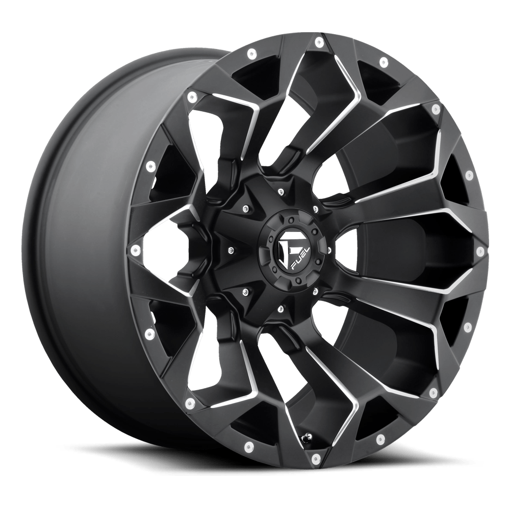 Llanta Assault Matte Black Milled 6x135/6x139.7 R17 Offset -12 mm – Fuel Off-Road