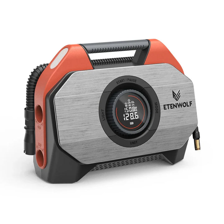 Compresor Inalámbrico Heavy-Duty y Powerbank Vortex S6 (19.200 mAh) – Etenwolf