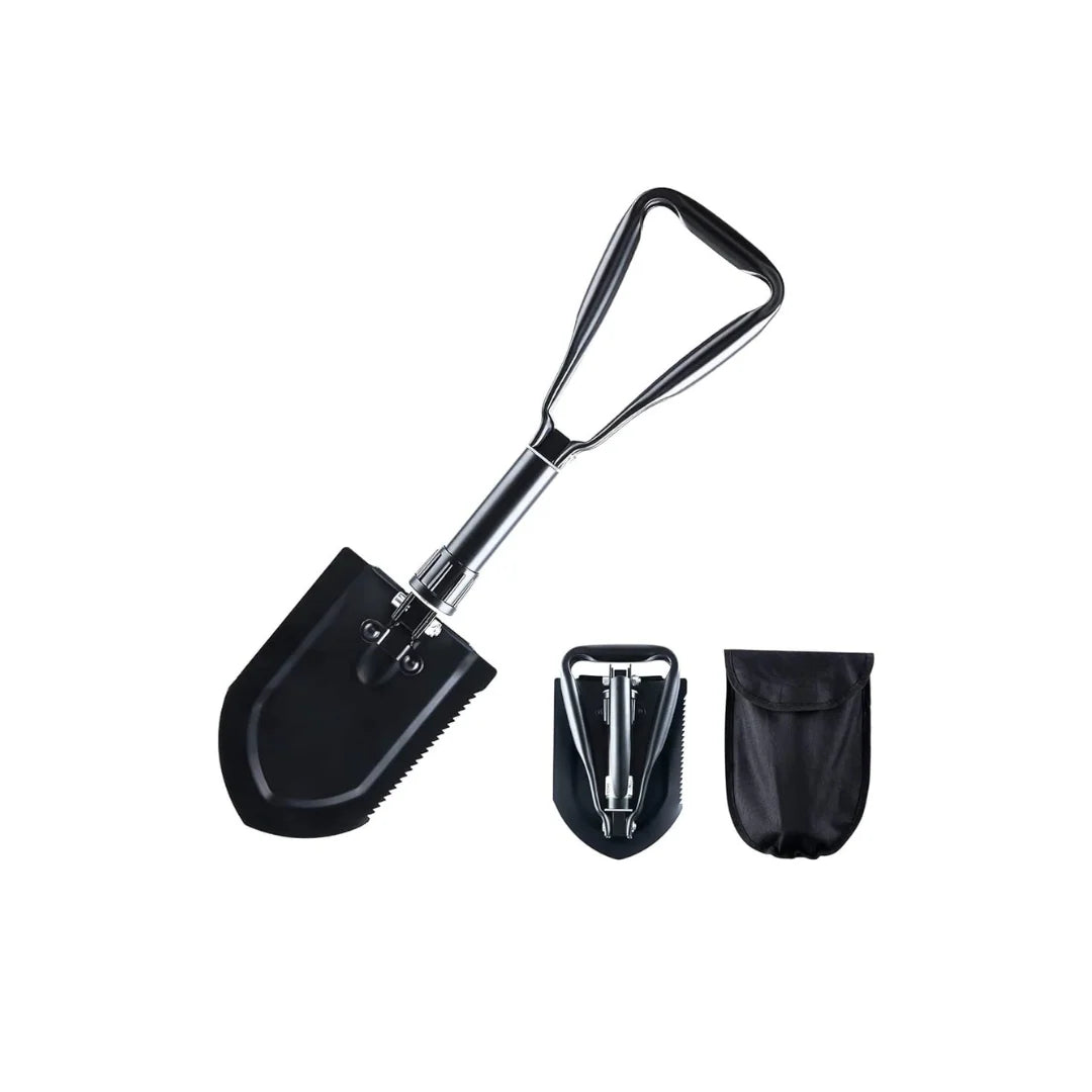 Pala Plegable Pequeña de 3 Secciones con Bolso de Transporte – All-Top