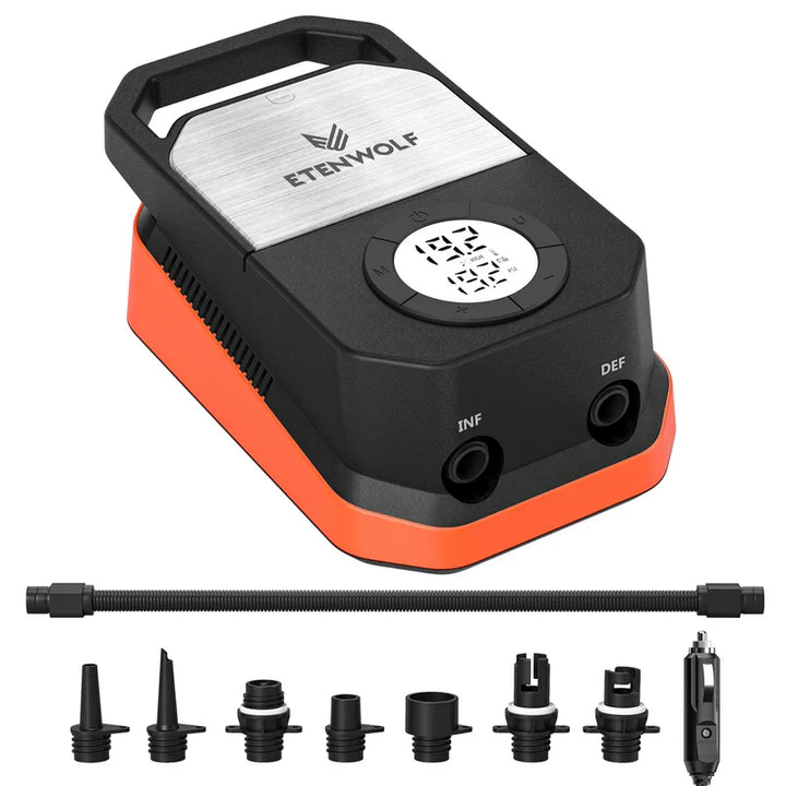 Bomba Eléctrica de Alta Presión S4 para Paddle Board y Kayak (20 PSI) – Etenwolf