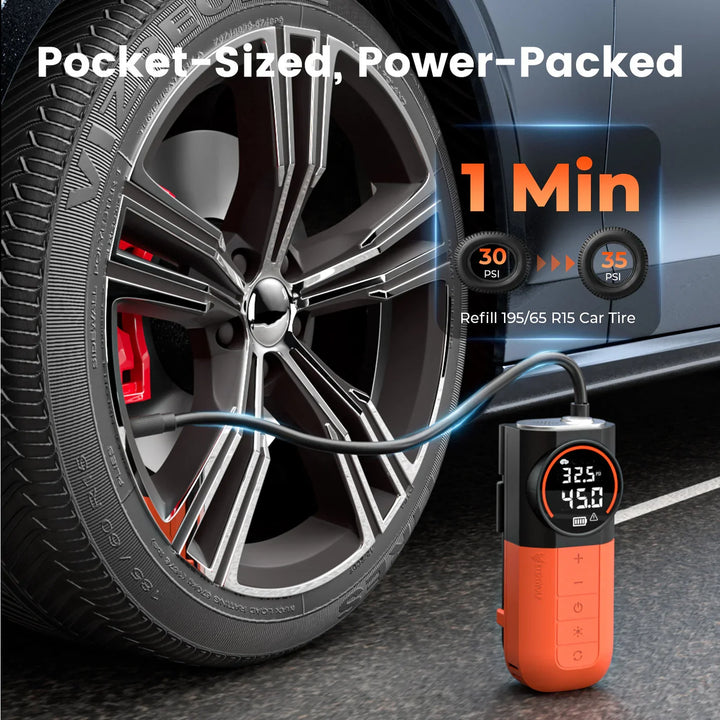 Mini Compresor de Aire Inteligente Portátil S1 – Etenwolf