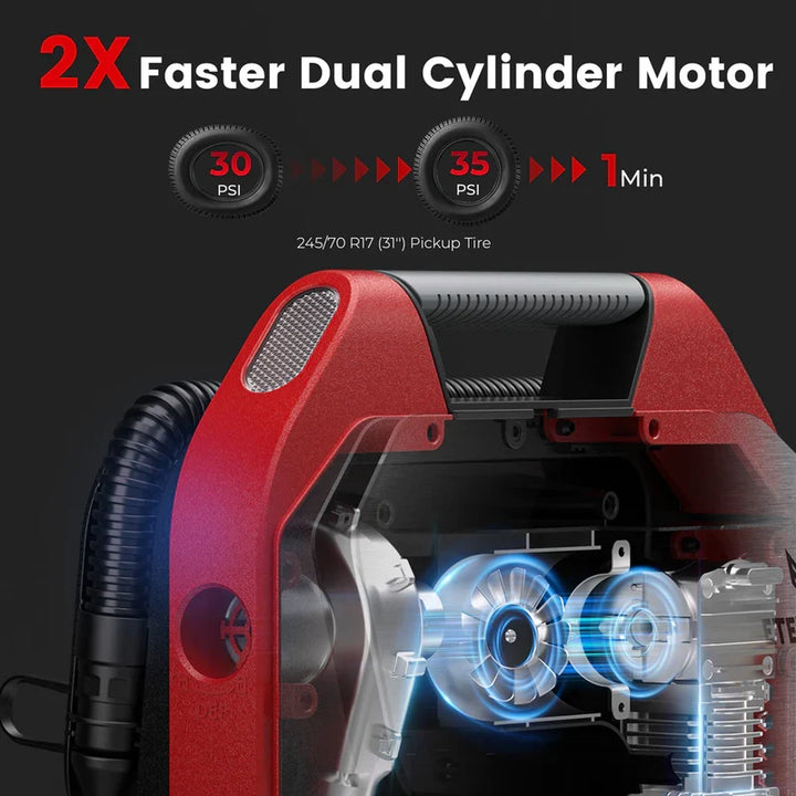 Compresor Inalámbrico Heavy-Duty Vortex S6 SE Doble Cilindro – Etenwolf