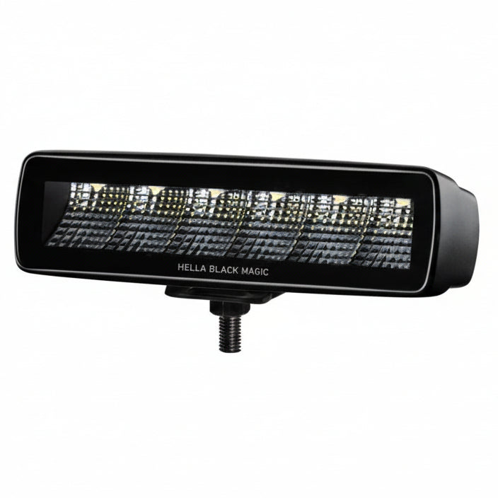 Mini Barra 6 LED Flood Beam de Línea Black Magic – Hella