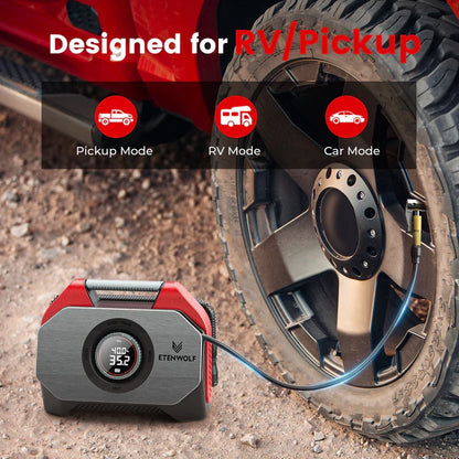 Compresor Inalámbrico Heavy-Duty Vortex S6 SE Doble Cilindro – Etenwolf