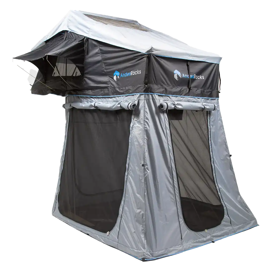 Carpa de techo ABS lateral + anexo, 2 a 3 personas AndesRacks