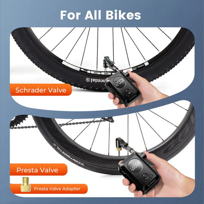 Mini Compresor Eléctrico de Bolsillo para Bicicletas S0 (150 PSI) – Etenwolf