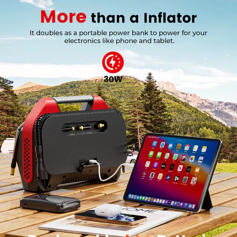 Compresor Inalámbrico Heavy-Duty Vortex S6 SE Doble Cilindro – Etenwolf
