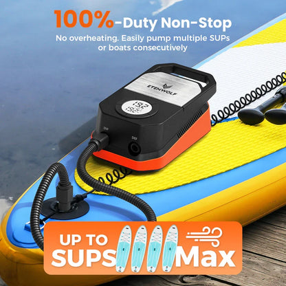 Bomba Eléctrica de Alta Presión S4 para Paddle Board y Kayak (20 PSI) – Etenwolf
