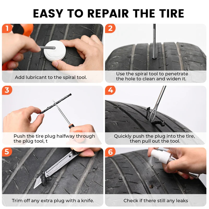 Kit de Reparación de Pinchazos Heavy-Duty R1 (42 Piezas) – Etenwolf