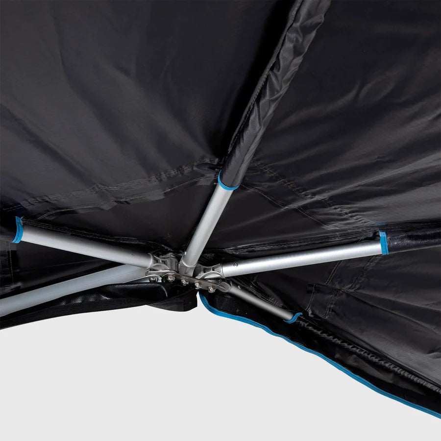 Toldo 270 Grados con Cobertura de 11 mt² + Cierre Perimetral sin Piso – AndesRacks