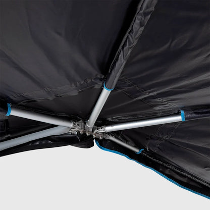 Toldo 270 Grados con Cobertura de 11 mt² + Cierre Perimetral sin Piso – AndesRacks