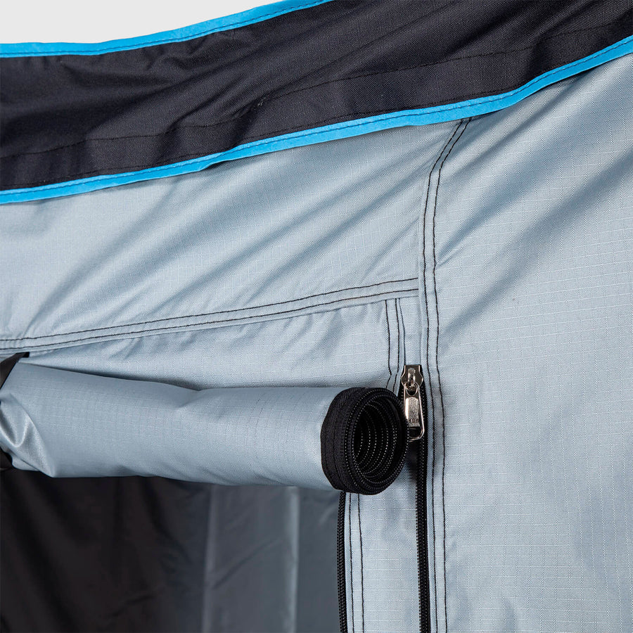 Toldo 270 Grados con Cobertura de 11 mt² + Cierre Perimetral sin Piso – AndesRacks