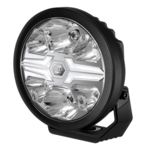Hella BLADE Redondo 7″ Negro – Ambar /Blanco