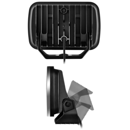 Hella BLADE Rectangular 9″ Negro – Ambar /Blanco
