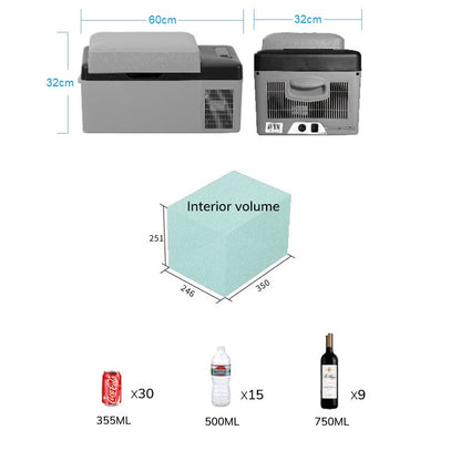 Refrigerador Portátil / Freezer C20 Capacidad de 20 L – Alpicool