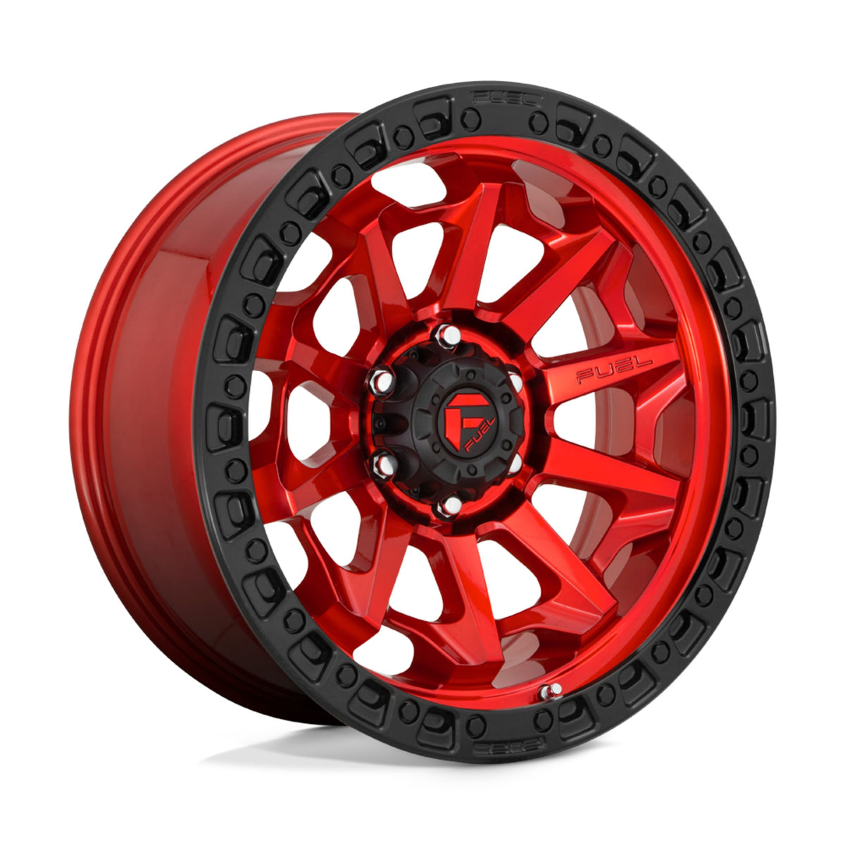 Llanta Covert Candy Red Black Bead Ring 6x139.7 R17 Offset -12 mm – Fuel Off-Road