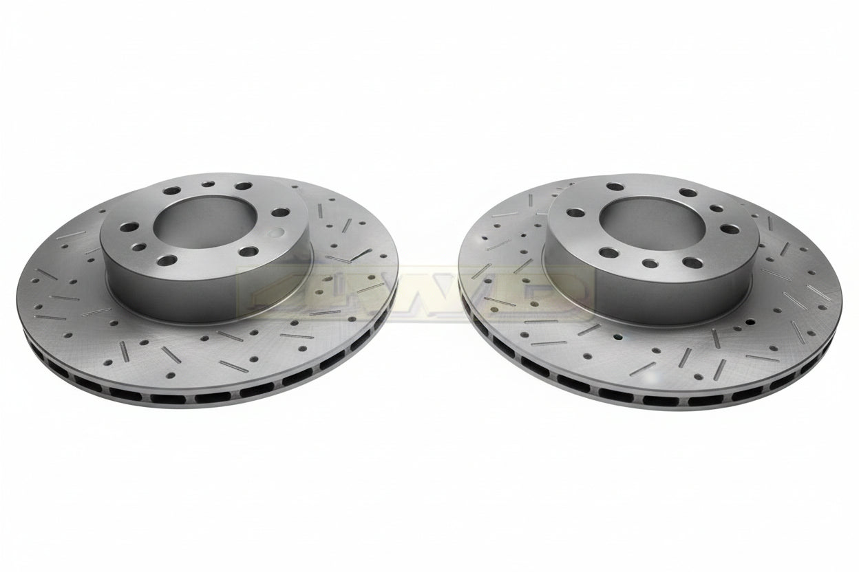 Par de Discos de Freno Delanteros Ranurados Toyota 4Runner 2010-2024 – Terrain Tamer