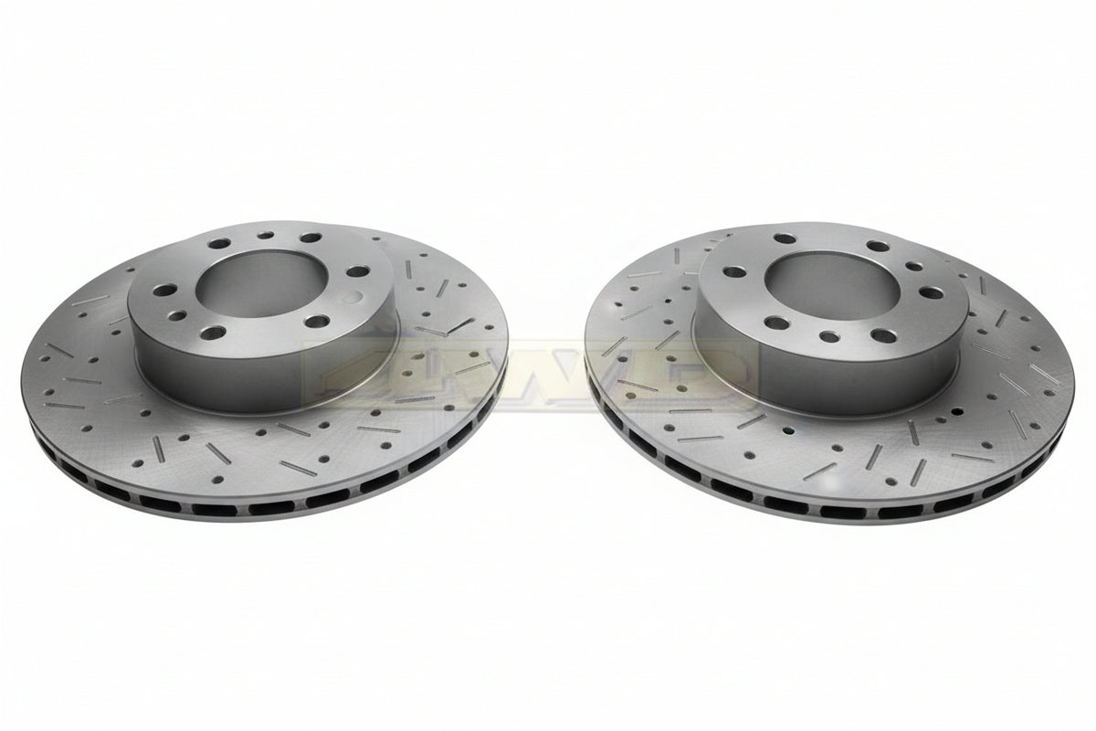 Par de Discos de Freno Delanteros Ranurados Toyota 4Runner 2010-2024 – Terrain Tamer