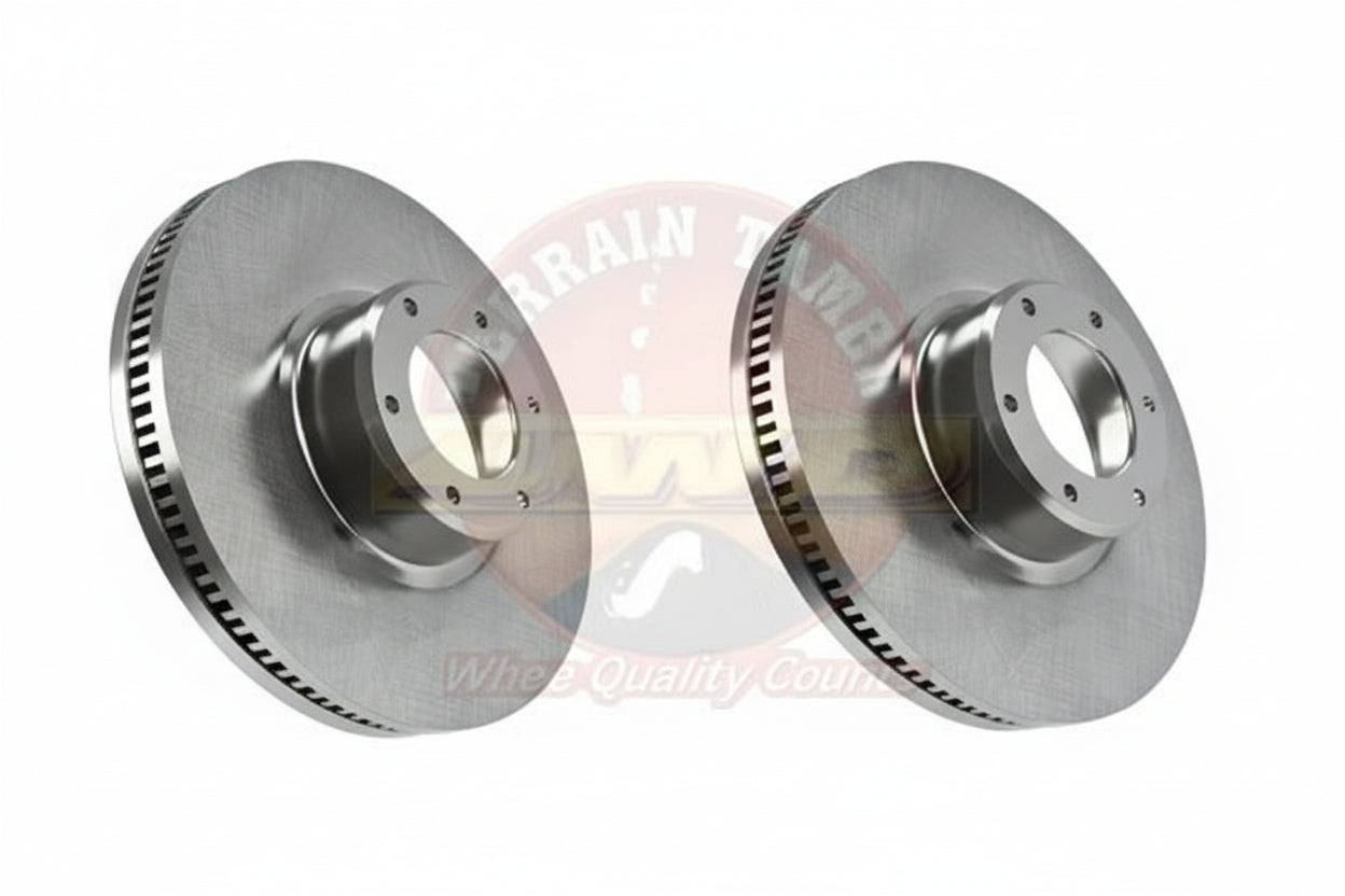 Par de Discos de Freno Delanteros Toyota Hilux 2016-2024 - Terrain Tamer
