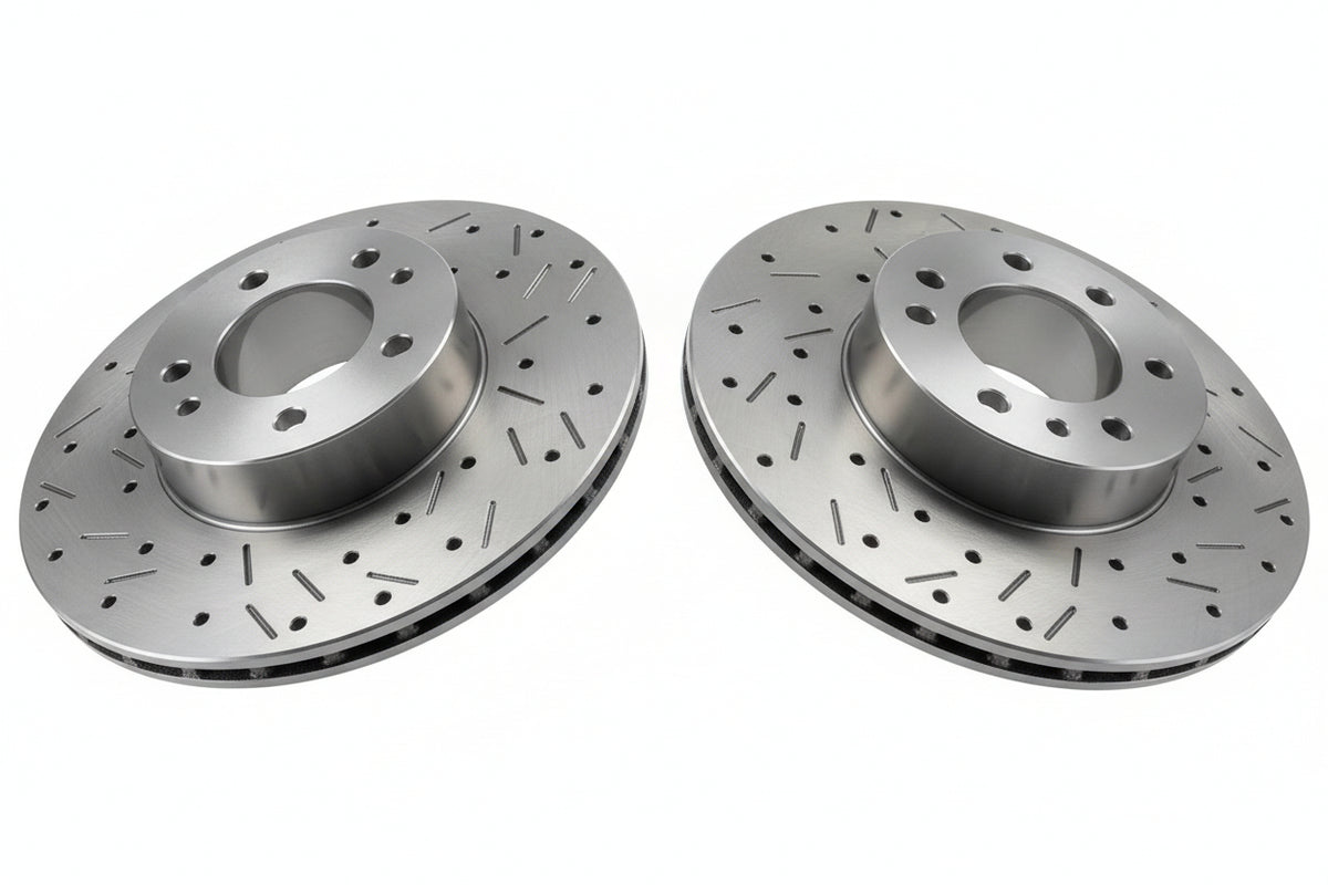 Par de Discos de Freno Traseros Ranurados Toyota 4Runner 2010-2024 - Terrain Tamer
