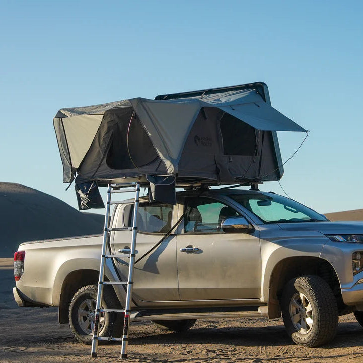 Carpa de Techo Rígida Lateral con Anexo para 4 a 5 Personas – AndesRacks