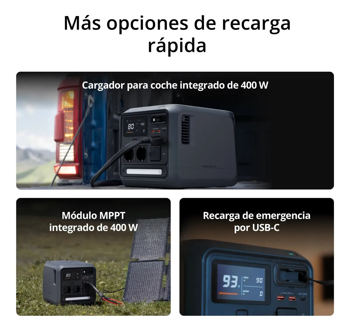 Estación De Energía Power 1000 Mini 1008 Wh y 800 W – DJI