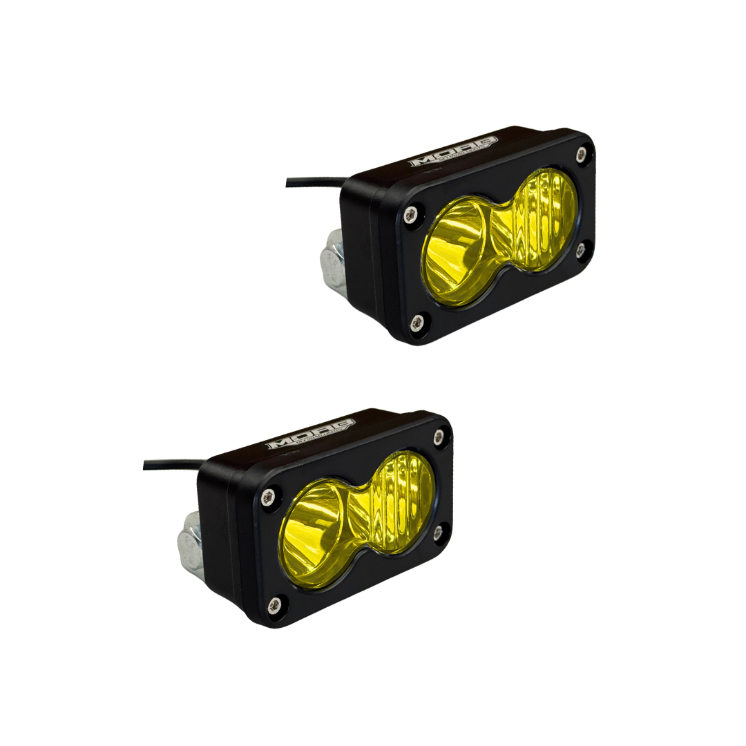 Par focos LED 20W rectangular ambar – Moab
