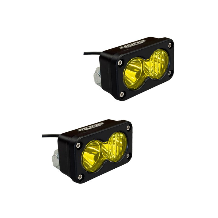 Par focos LED 20W rectangular ambar – Moab