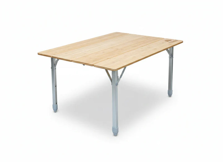Mesa de Camping de Madera Ajustable – Tribu