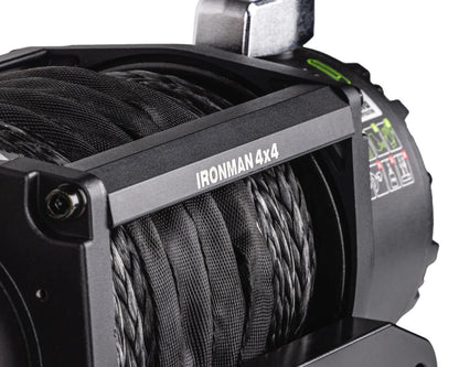 Winche Frontier 12.000 lb con Piola Sintética – Ironman 4x4
