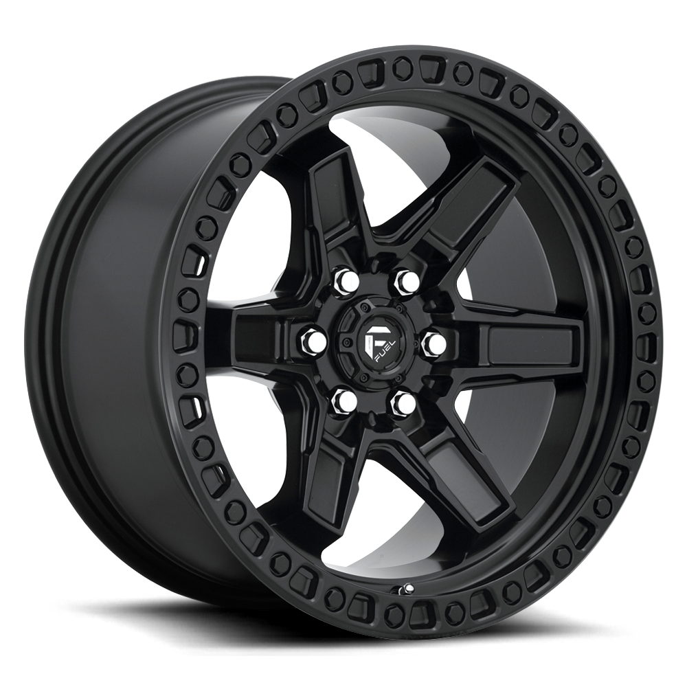 Llanta Kicker Matte Black 6x139.7 R17 Offset -12 mm – Fuel Off-Road