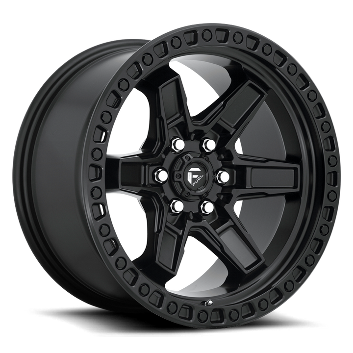 Llanta Kicker Matte Black 6x139.7 R17 Offset -12 mm – Fuel Off-Road