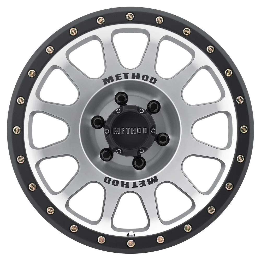 Llanta 305 Machined Black Lip 6x139.7 R18 Offset -12 mm – Method Race Wheels
