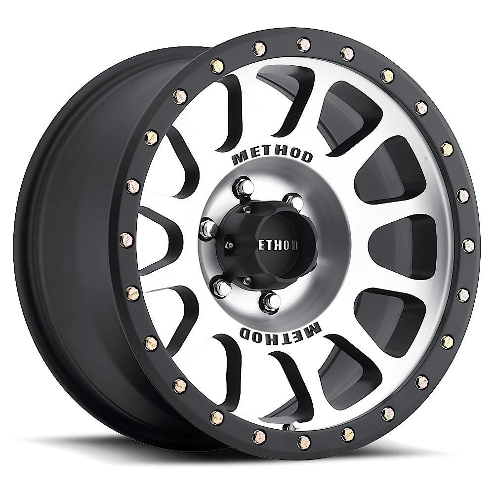 Llanta 305 Machined Black Lip 6x139.7 R18 Offset -12 mm – Method Race Wheels