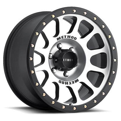 Llanta 305 Machined Black Lip 6x139.7 R18 Offset -12 mm – Method Race Wheels