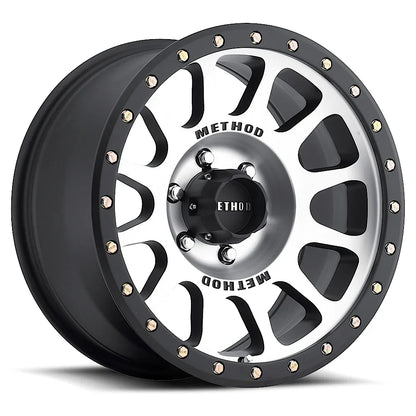 Llanta 305 Machined Black Lip 6x139.7 R18 Offset -12 mm – Method Race Wheels