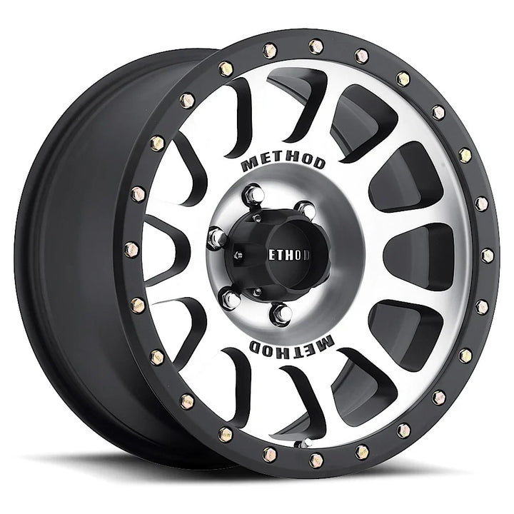 Llanta 305 Machined Black Lip 6x139.7 R18 Offset -12 mm – Method Race Wheels