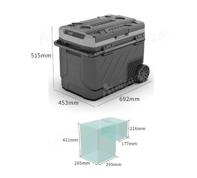 Refrigerador Portátil / Freezer Alpicool de 40 o 50 L – Alpicool
