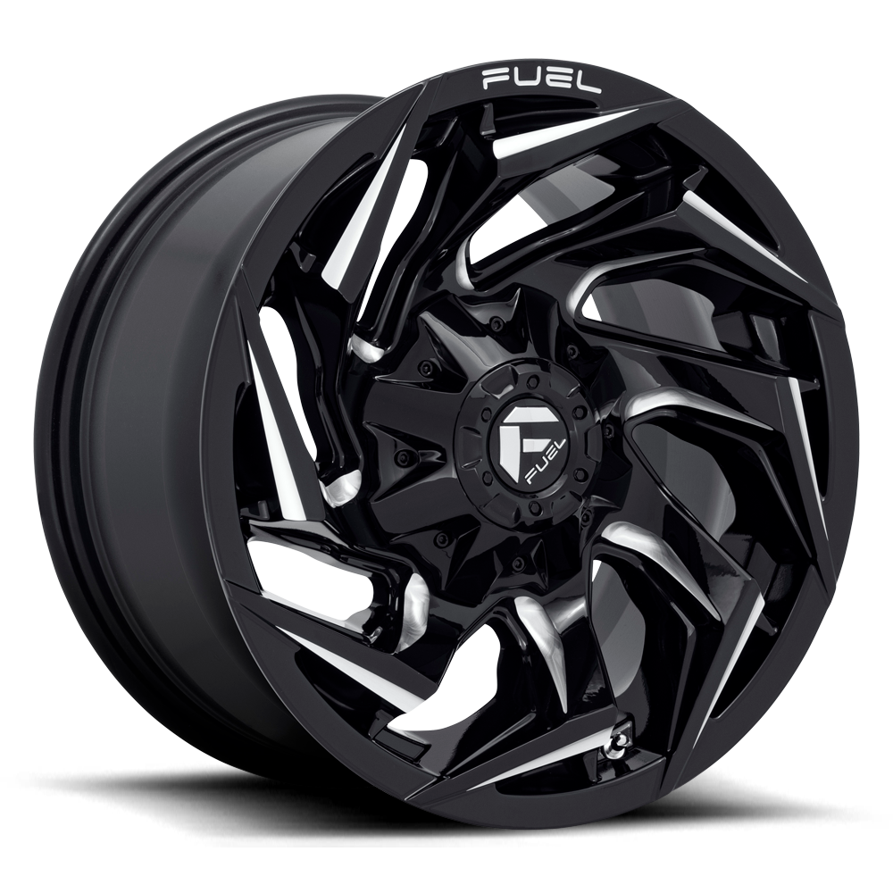 Llanta Reaction Gloss Black Milled 5x127/5x114.3 R17 Offset -12 mm – Fuel Off-Road