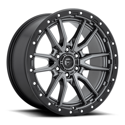 Llanta Rebel Matte Gunmetal Black Lip 6x139.7 R17 Offset -12 mm – Fuel Off-Road