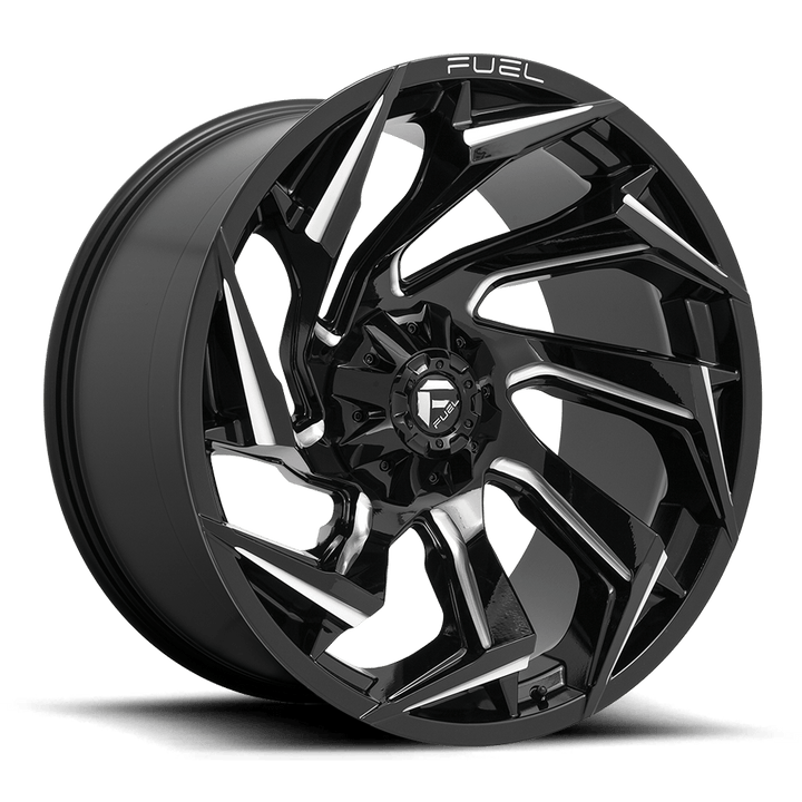 Llanta Reaction Gloss Black Milled 6x135/6x139.7 R20 Offset -18 mm – Fuel Off-Road