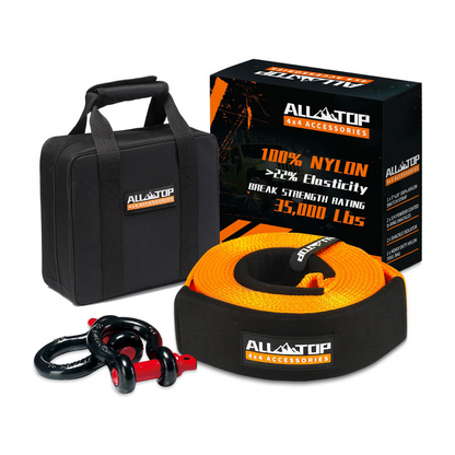 Kit de Recuperación 9 m x 76 mm (15.875 kg) con 2 Grilletes (4.750 kg) – ALL-TOP
