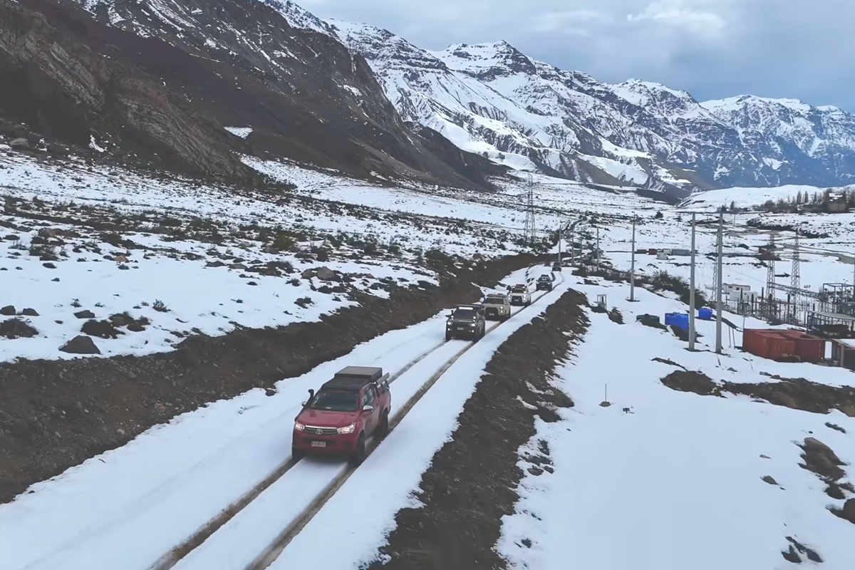 Termas del Flaco: Increíble Ruta Overland en Nieve por la Cordillera de los Andes.
