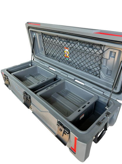 Tool box rotomoldeada TH 110 lt con bombines hidraulicos | Volcano