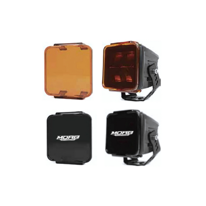 Par de tapas cubre foco cuadrado 3IN / 40W – Moab