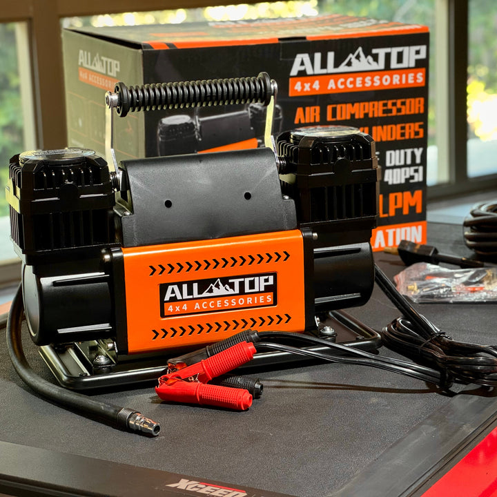 Compresor De Aire Doble Pistón 12V Alto Flujo De 300 (L/min) – ALL-TOP