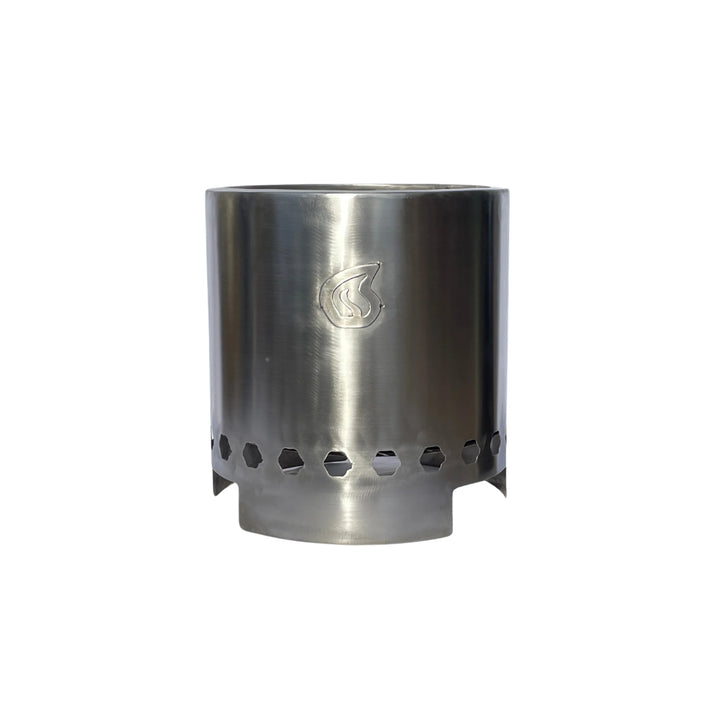 Brasero sin Humo de Acero Inoxidable Mediano (30 cm) - Humos